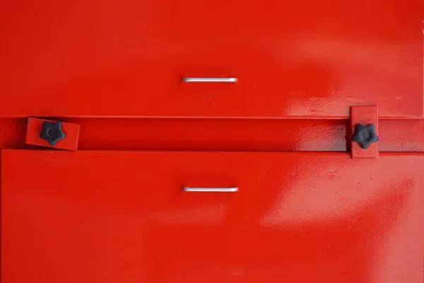 빨간 금속 문 — 스톡 사진