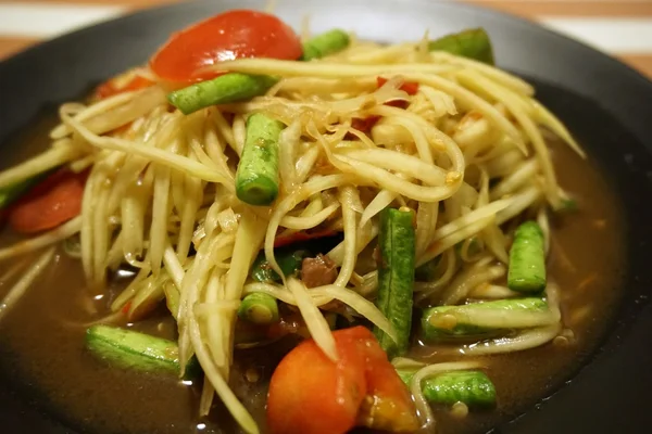 Ensalada de papaya tailandesa —  Fotos de Stock