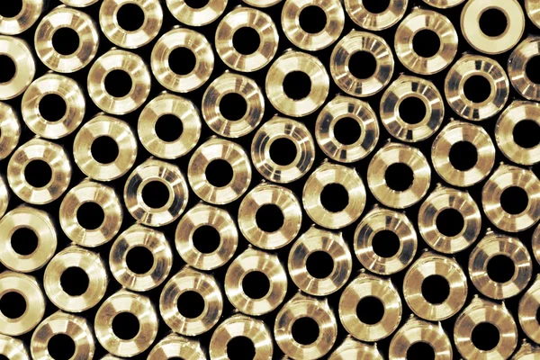 Pilha de tubo de metal redondo — Fotografia de Stock