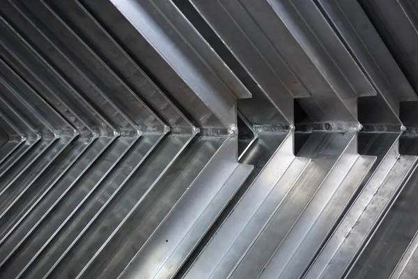 Stack of metal angle — Stock Photo, Image