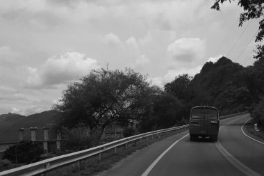 eski otobüs kırsal Tayland