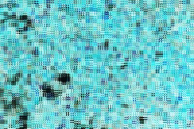 soyut yeşil mozaik blok