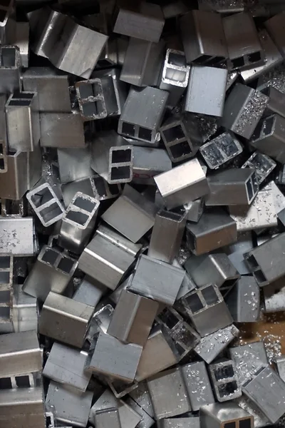 Pile de déchets d'aluminium — Photo