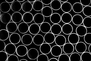 yuvarlak boru soyut yığını