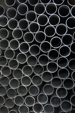 yuvarlak boru soyut yığını