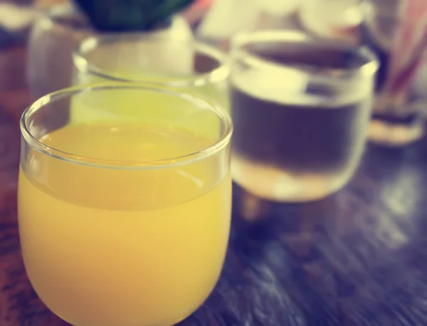 Three glass of juice — Stock Photo, Image