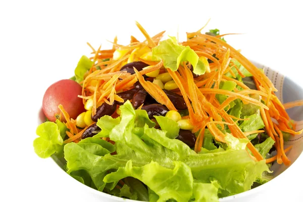Verse groenten salade Rechtenvrije Stockafbeeldingen