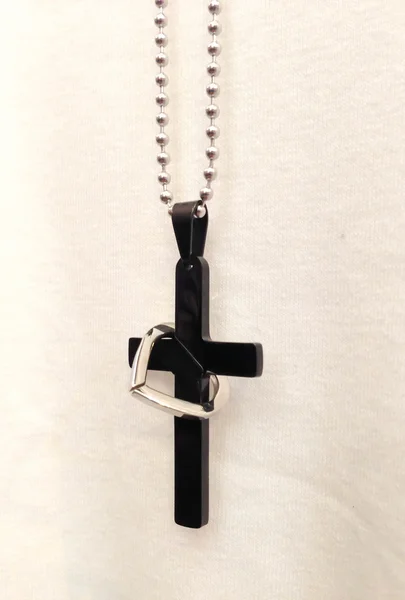 Necklace the cross — Stock Photo, Image