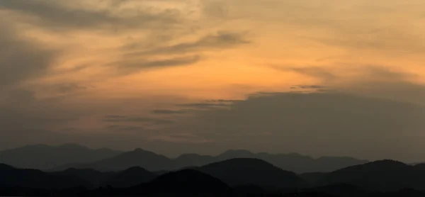 Puesta de sol en invierno — Foto de Stock