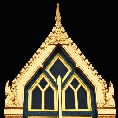 Tayland tapınağı kapısı heykeli