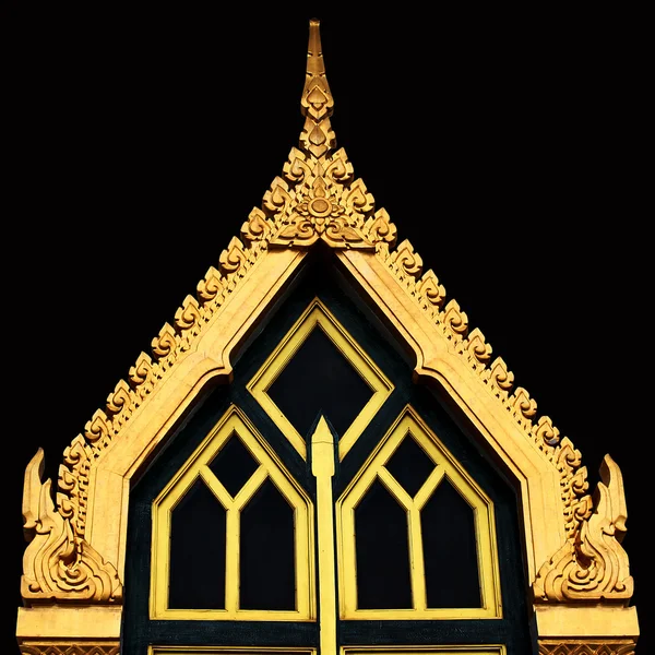 Cancello di tempio artistico di stile tailandese — Foto Stock