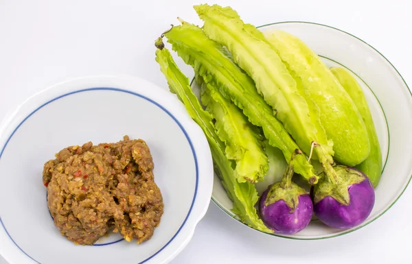Chili y verduras frescas — Foto de Stock