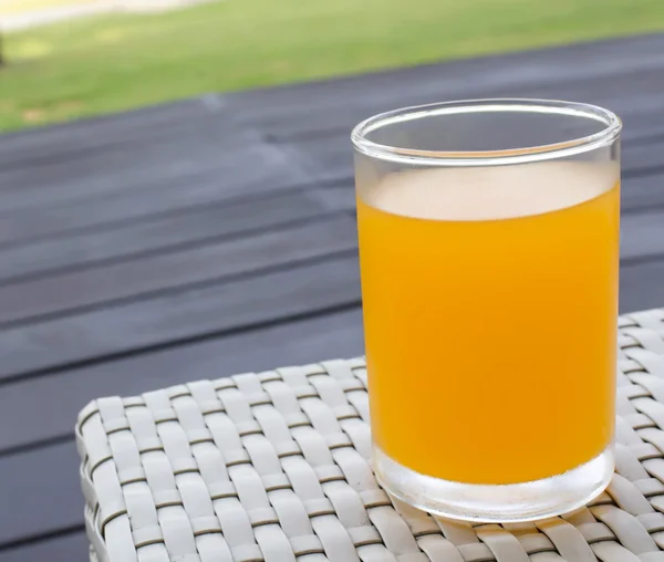 Glass of orange juice — Stock Photo, Image