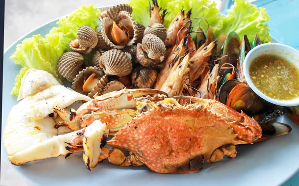 Mixed seafood — Stock Photo, Image