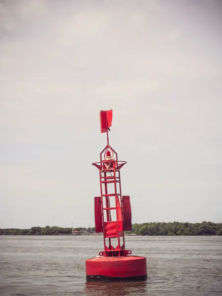 A warning buoy — Stock Photo, Image