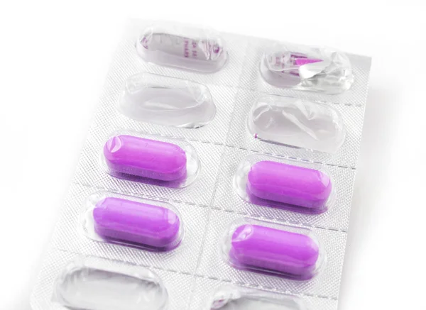 Drug in package on white background — Stock Photo, Image