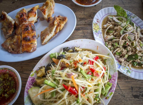 Ensalada de papaya verde — Foto de Stock