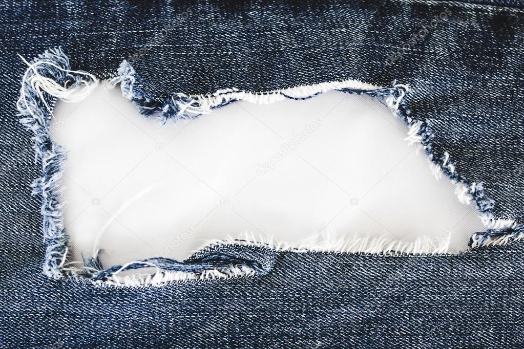 ripped jean texture