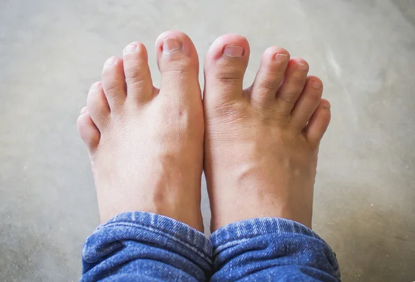 Short toes — Stock Photo, Image