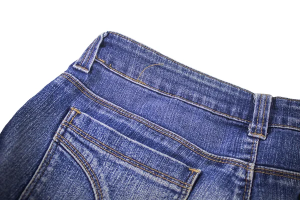 Jean é velho jeans azul desgastado — Fotografia de Stock