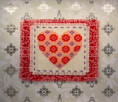 Kalp, nakış, Sevgililer. Sevgililer günü