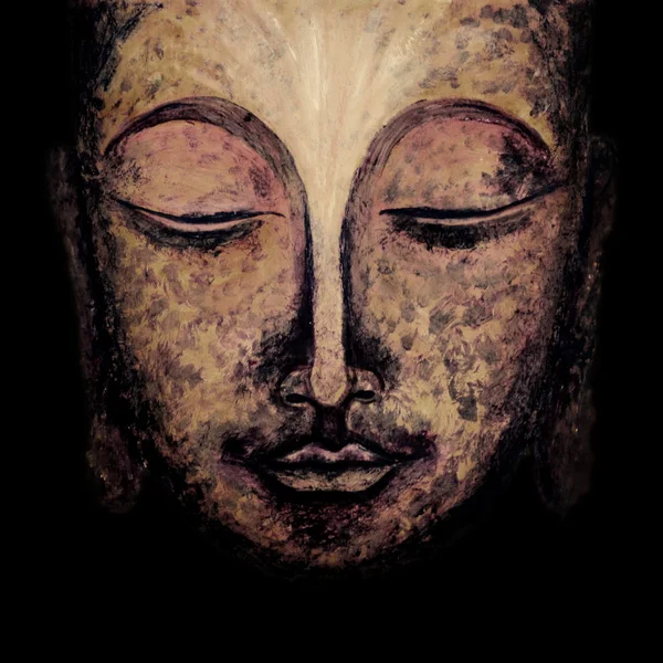 Gautama Budda, twarz Buddy — Zdjęcie stockowe