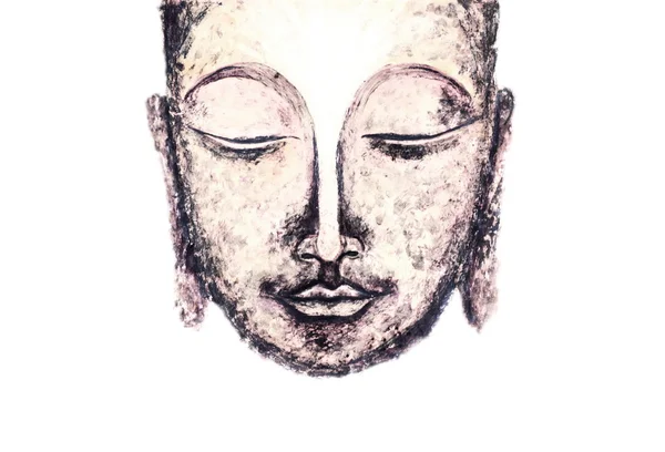 Будда Гаутама, лицо Будды Стоковая Картинка
