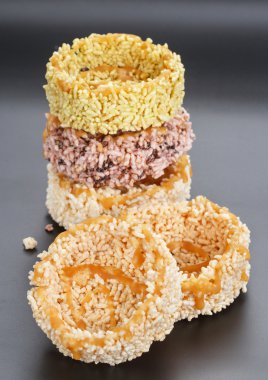 Tay tatlı - pirinç kraker veya pirinç bisküvi