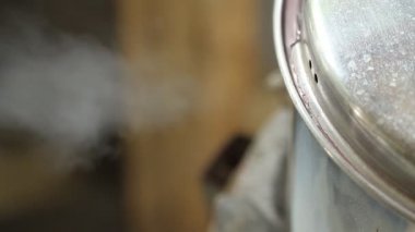 Ocakta pot Buhar