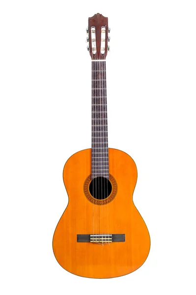 beyaz izole klasik gitar