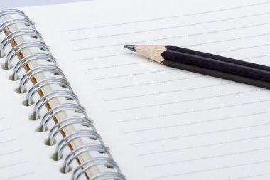 kalem defter üzerinde yakın çekimi