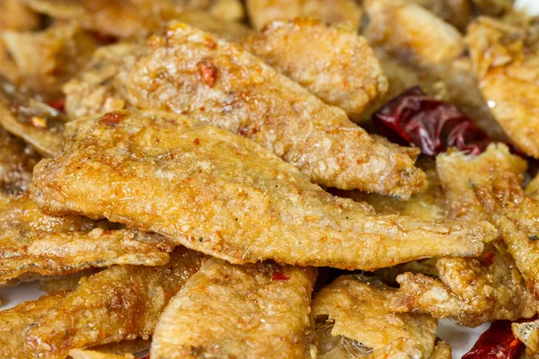 Condimento croccante pesce fritto — Foto Stock