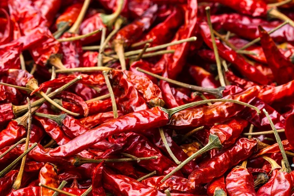 Bliska suszone chilli, składnik żywności — Zdjęcie stockowe