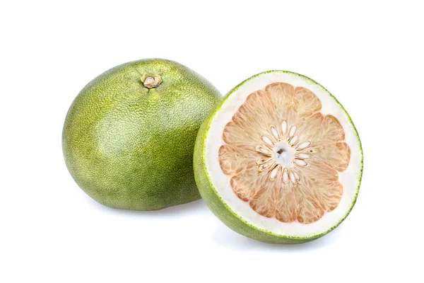 Pummelo (Citrus grandis) - half cut — Stock Photo, Image