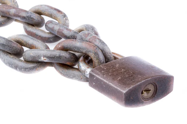 Chain and padlock — Stock Photo, Image