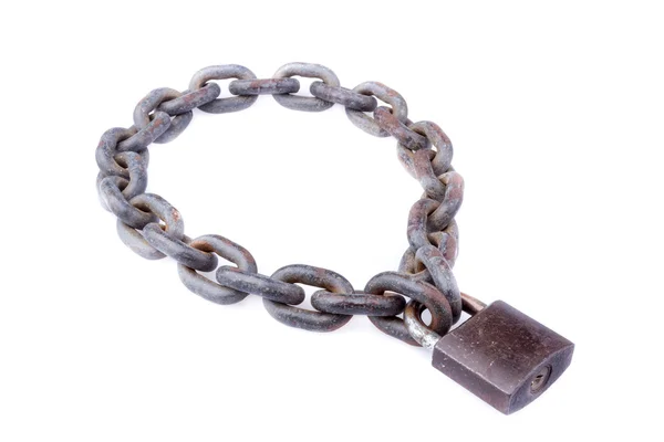 Chain and padlock — Stock Photo, Image