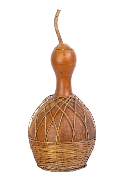 Сушеная бутылка тыквы, используемая для традиционных столовых — стоковое фото