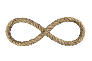 Bu çarpıcı sonsuzluk sembolü, titizlikle, sağlam doğal jüt ipinden yapılmış, sonsuz bağlantının ve boyun eğmez gücün temalarını anlatıyor. Yaşamın ve ilişkilerin devamlılığı üzerine bir yansıma yaratıyor.