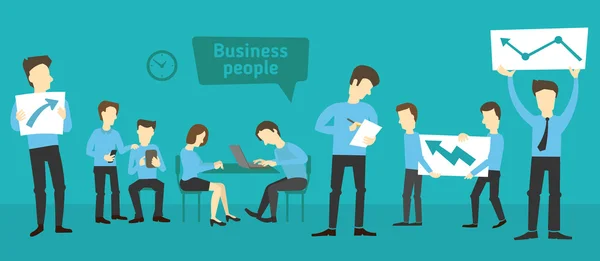 Office başlangıç şirket insanların çalışma