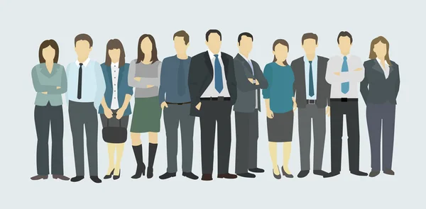 İş grubu şirket personeline