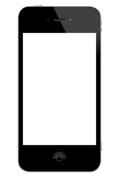 带有空白屏幕的智能手机 免版税图库照片