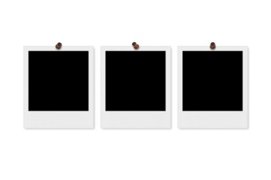 Boş Polaroid Fotoğraf Çerçeveleri