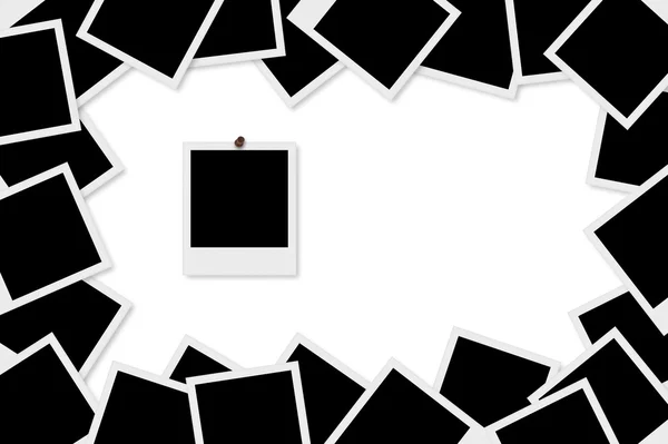 Boş Polaroid Fotoğraf Çerçeveleri