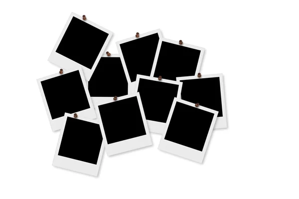 Blank Polaroid ramki fotograficzne Obraz Stockowy