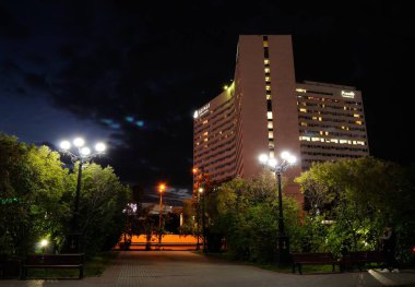 MURMANSK, RUSSIA - September , 2020 Hotel Azimut The Murmansk