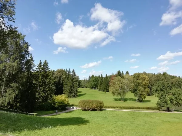 Pavlovsky Palace Summer Day Pavlovsky Park Beautiful Views Pavlovsky Park — Foto de Stock