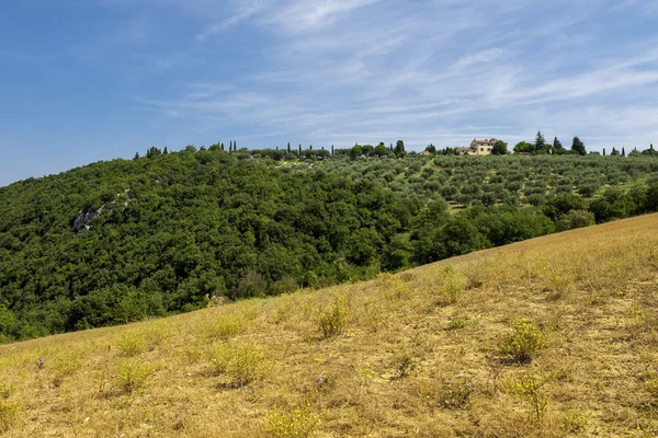 Landschaften der wunderschönen Toskana, Italien — Stockfoto