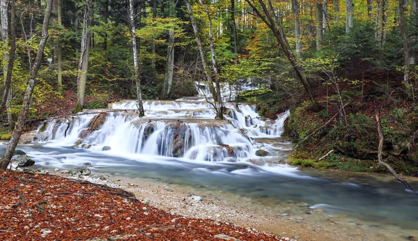 Pequena cachoeira Beusnita, Roménia — Fotografia de Stock