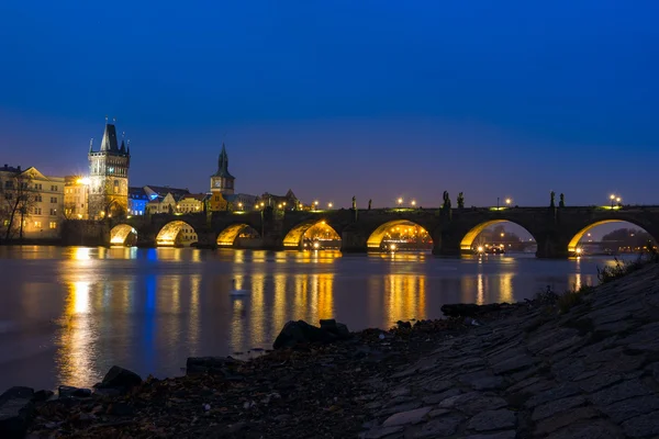Çek Cumhuriyeti Prag 'daki Charles Köprüsü