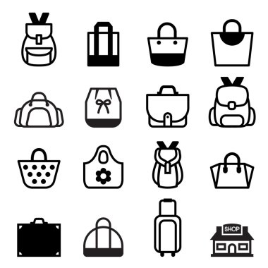 çanta Icon set